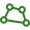 A green logo with circles

Description automatically generated