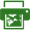 A green and black printer

Description automatically generated